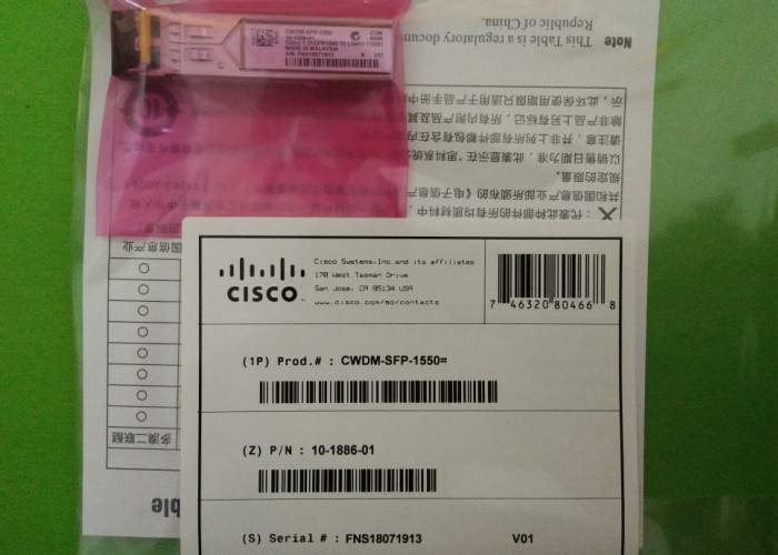 Optical Fiber Module CWDM-SFP-1550 SFP 1.25g 1550nm 80km 1 year warranty