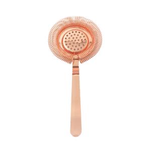 China Copper Plated Stainless Steel Bar Strainer For Bar Restaurant Home wholesale