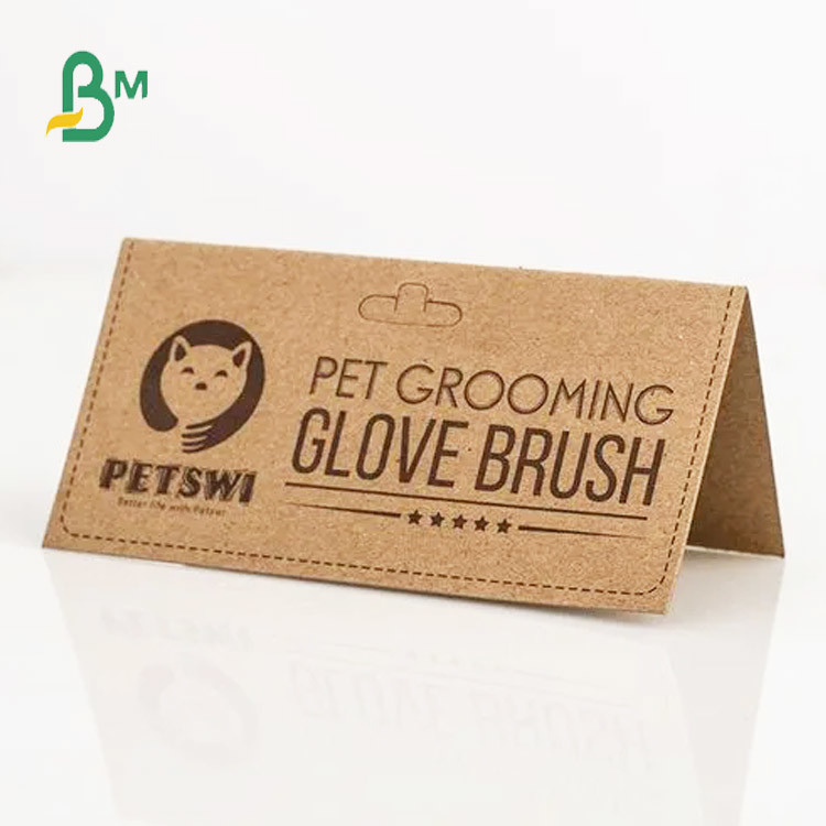  Three types of packaging Moisture Brown Virgin Kraft Paper for Tag