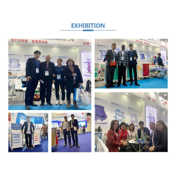 Mn-JCC001 Economic Hospital Exam Couch Bed Stainless Steel Foldable Patient Medical Examination Couch