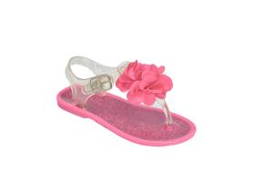 China Summer Casual Flat Heel Women PVC Jelly Sandals wholesale
