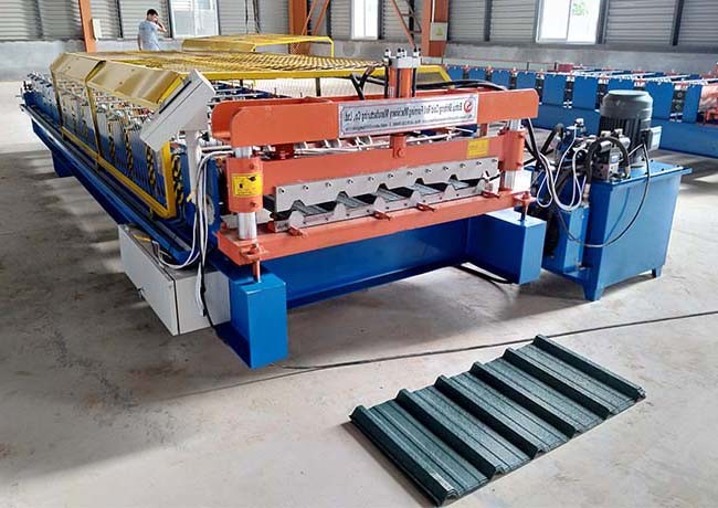 IBR Trapezoidal Profile Metal Tile Roofing Sheet Roll Forming Making Machine