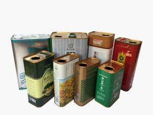 China 15 Litre Empty Tin Containers 0.38mm Rectangle Tin Can wholesale