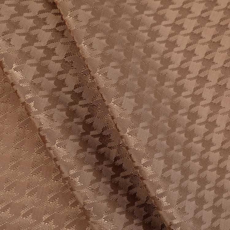 Soft Smooth Houndstooth Jacquard Fabric Viscose Rayon Fabric