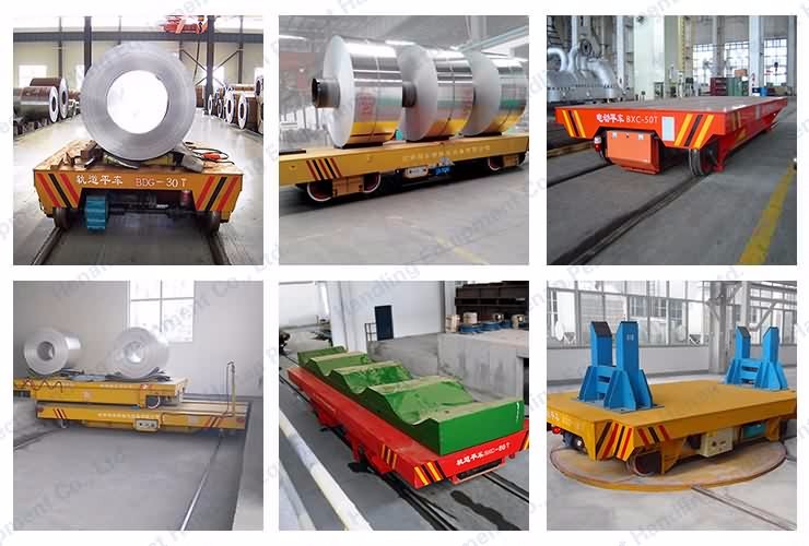 customized gravity transfer hand load cart material handling system ,industrial motorized platform trolley 