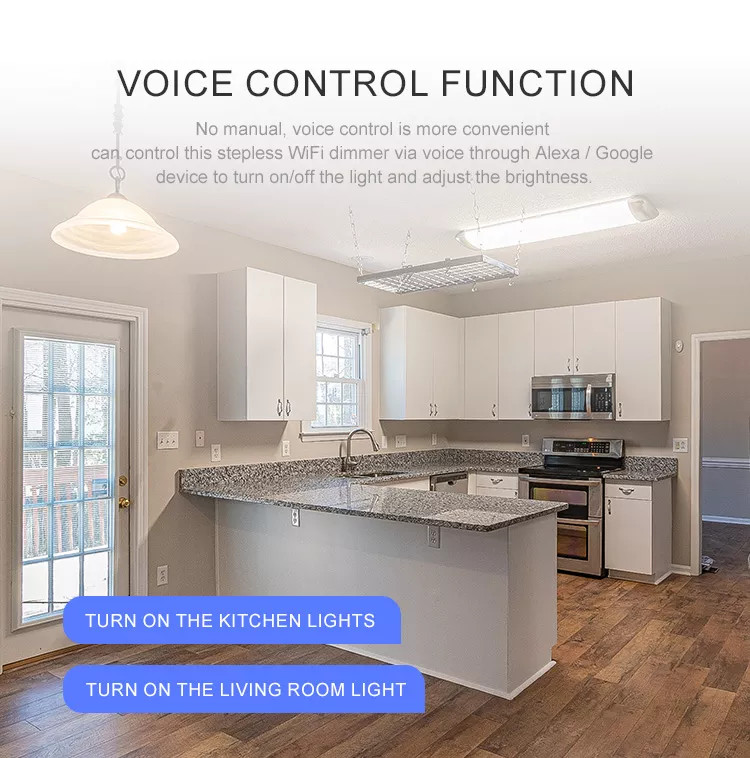 Glomarket Tuya Wifi Smart Home Lamp Switch Wireless Remote Work With App/Alexa Google Voice Control Smart Home