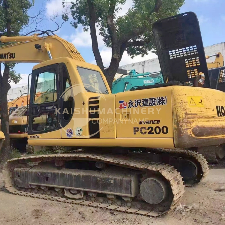 20 Ton Used Original Japan Komatsu PC200 Excavator with Machine Weight of 20000 KG
