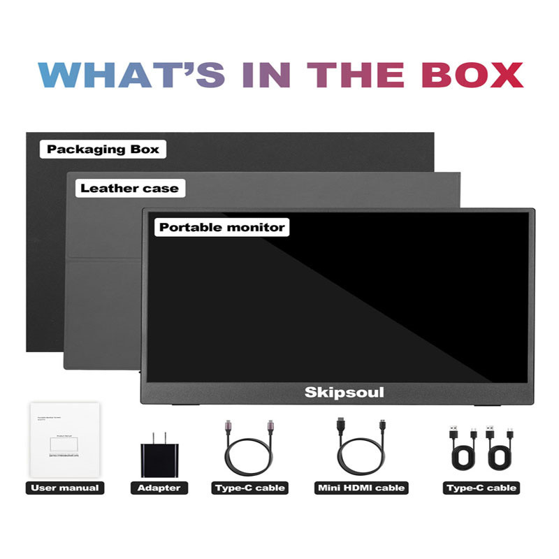 High Quality 16 Inch 1920P Extended Touch Screen Portable Monitors Triple Monitor for Laptop with Stand