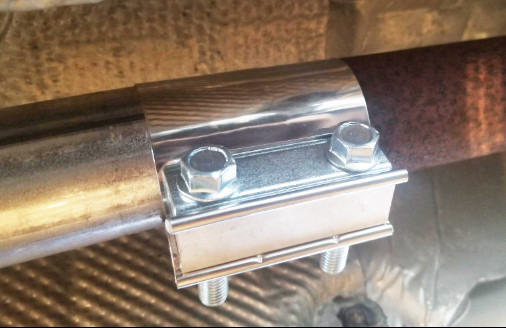 Wide Band 64mm 2.5 Inch Stainless Steel Exhaust Clamps