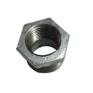China Malleable Iron Hot Dip Galvanized Pipe Bushing Reducer Diameter 20MM wholesale
