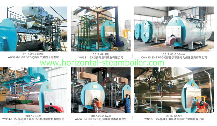 Oil Fired Steam Boiler With Economizer 98% High Thermal Efficiency ( 0.5 - 20 T / H )