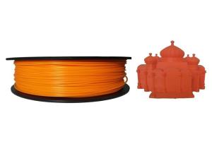 China Orange 1.75mm 2.2lb 1kg PLA 3D Printing Plastic Filament For Filament Extruder wholesale
