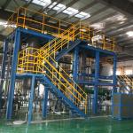Waste solvent recycling equipment production line