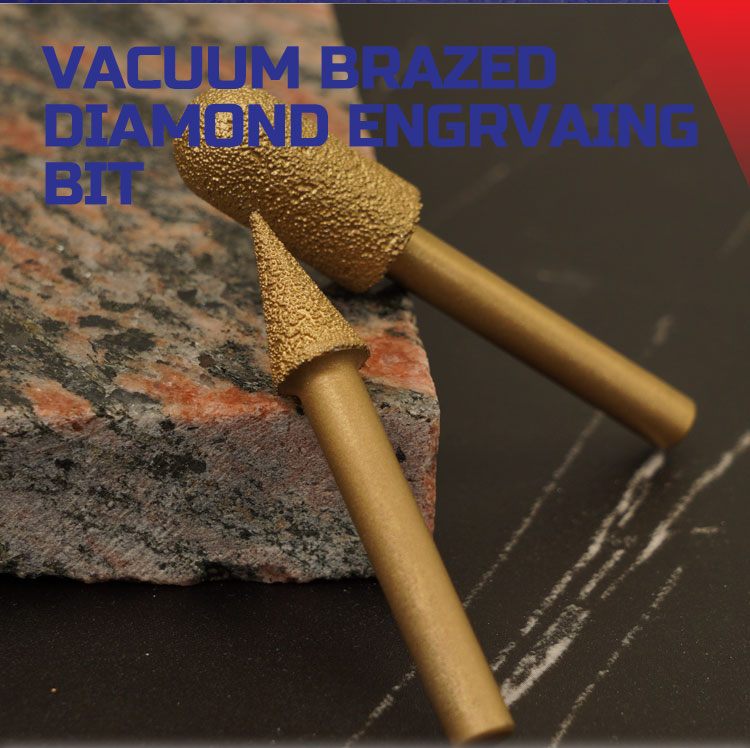 Stone Slab Milling Cutter Electroplated Engraving Bit with Diamond and Diamond Powder