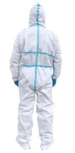 China Waterproof Blue Isolation Gowns / Soft Isolation Gowns Infection Control wholesale