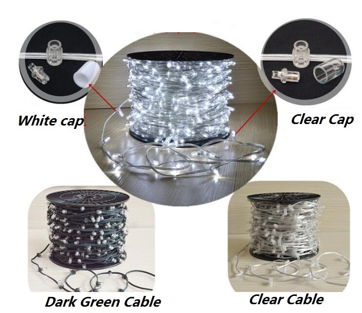 100m string light ip65 waterproof outdoor xmas rainbow diwali firefly rice led lights chain for party