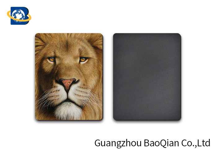 Stunning Lion 3D Image Lenticular Magnet Sticker 0.45mm Thickness For Decoration