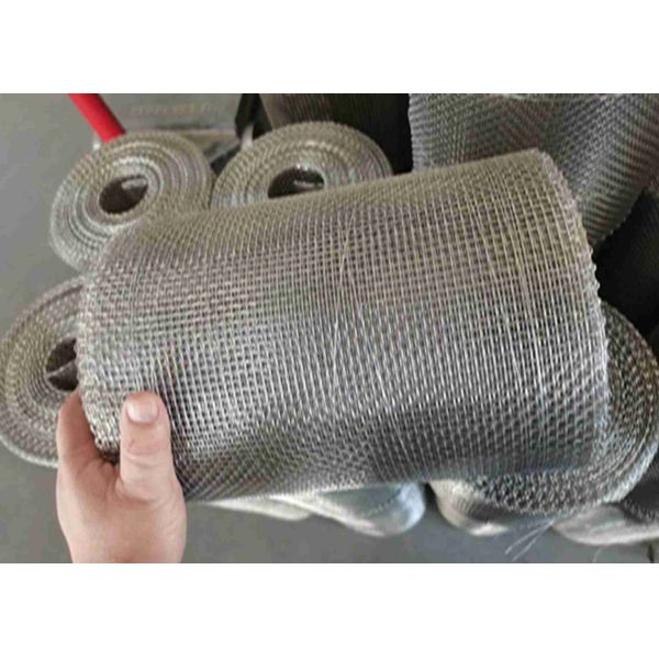 Closed Edge Ss Woven Wire Mesh With Selvage Style