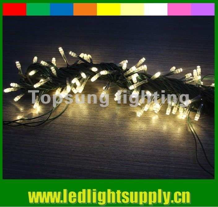100v green 100led twinkle fairy string lights 10m with high quality