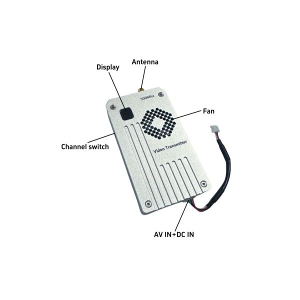 Lightweight 500Mhz Analog Video Transmitter VTX VRX For FPV Racing Drones
