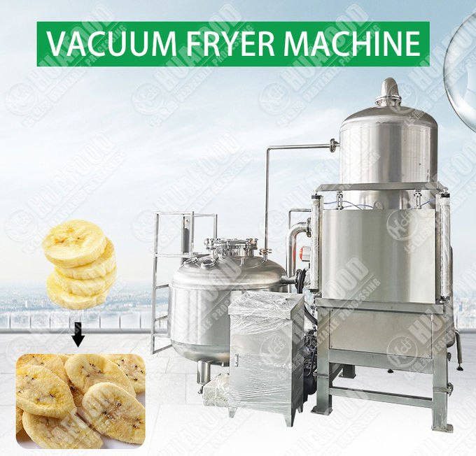 80kw 40kg/Batch 200L Plc SS304 Vacuum Frying Machine