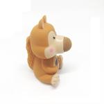 Round Soft Vinyl Toys With EVA Balls Rubber Animal Shooting Popper Ball Toy