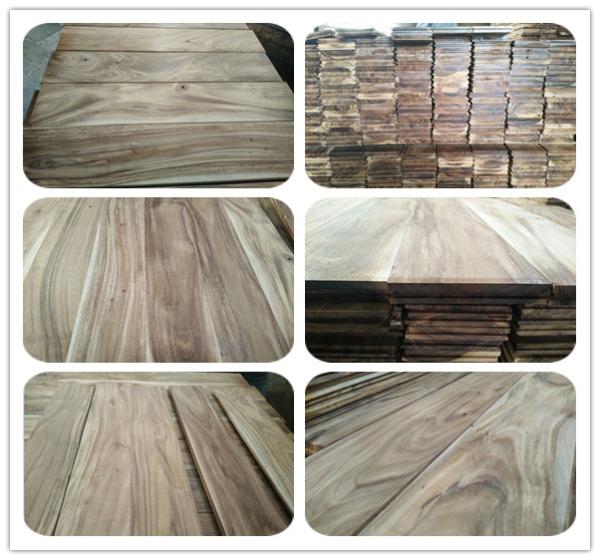 Quality prefinished acacia dark walnut flooring for sale