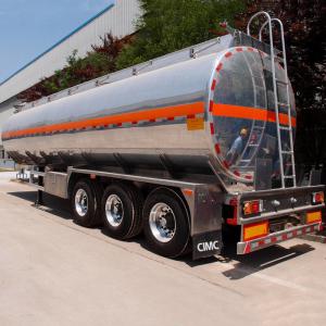 China Mechanical Suspension Gas 42cbm Aluminum Tanker Trailer wholesale