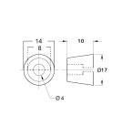Small Rubber feet For Guitar amplifiers