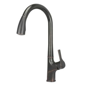 China ORB Single Handle Bass 35mm Pull Down Kitchen Tap wholesale