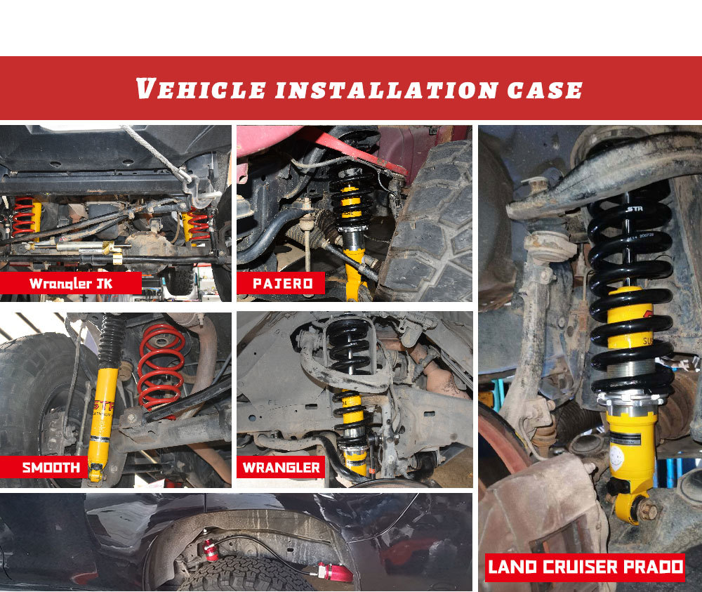 Shock absorber mounting components