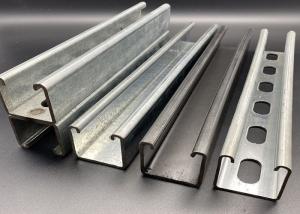 China Hot Dip Galvanized Metal C Strut Channel Slotted Plain wholesale