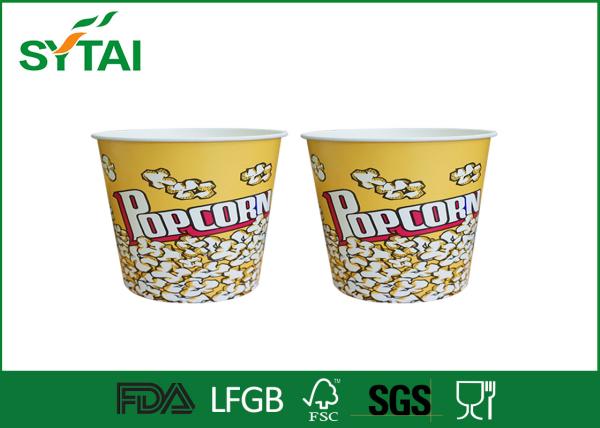 Lovely Girl and Animated Film Role Paper Popcorn Containers , Personalized