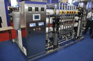 China Stainless Steel Double RO Water Purification Machines AC220V / AC380V wholesale