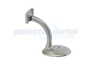 China Residential Satin Nickel Door Hardware Zinc Die - Cast Heavy Duty Handrail Bracket wholesale