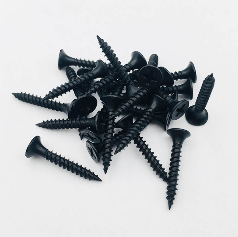Dry Wall Screw Stainless Steel Flat Bugle Head Gypsum Self Tapping Drywall Screw Black Phosphated