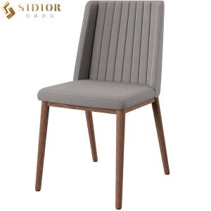 China SGS Metal Legs Modern Upholstered Dining Chairs wholesale