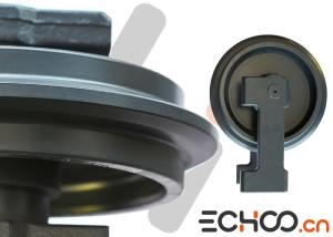 China High Hard Komatsu PC25 Excavator Idler Wheel / Black Komatsu Idler Long Life wholesale