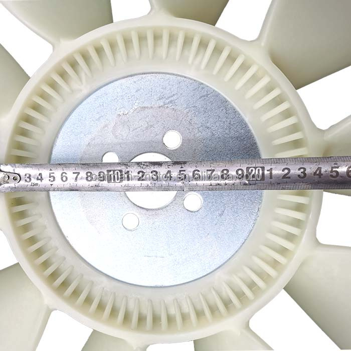 4 Holes D16R-000-30 Engine Fan Blade for ShangChai D6114 D9 Diesel Engine in Construction Works