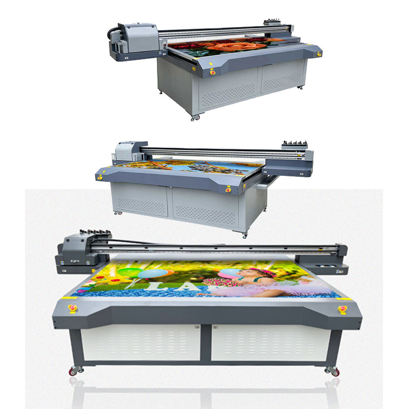UV LED Printer for Industrial Direct Flat Panel Printing with Variable Dot Printing