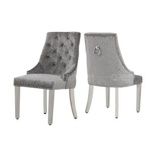 China Qiancheng Velvet Modern Dining Chair wholesale