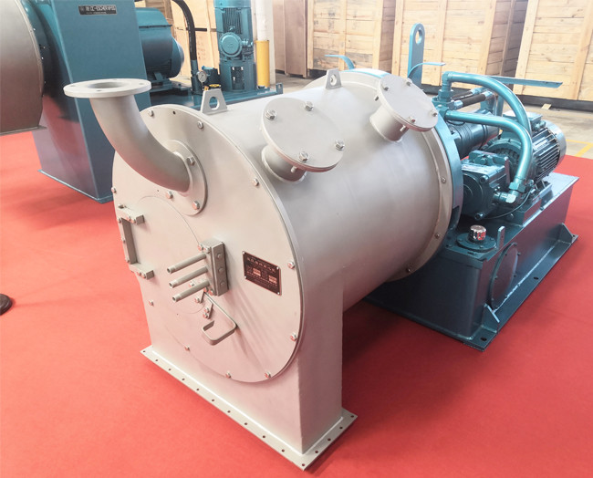 Control PLC Two Stage Pusher Type Centrifuge For Copper Sulphate Dewatering