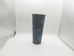 China Promotional Plastic Coffee Cups Dia 90*Height 177mm Size UV Printing wholesale