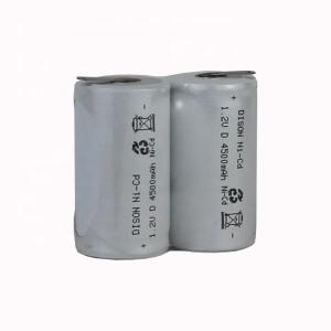 China High Temperature NiCd D 2.4v 4.5Ah Rechargeable NiCd Battery Pack 500 Cycles Emergency LED Driver wholesale