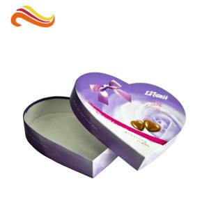 China Heart-Shape Lecote Chocolate Gift Packaging Boxes With Food Grade Printing , 157G Coated Paper Boxes wholesale