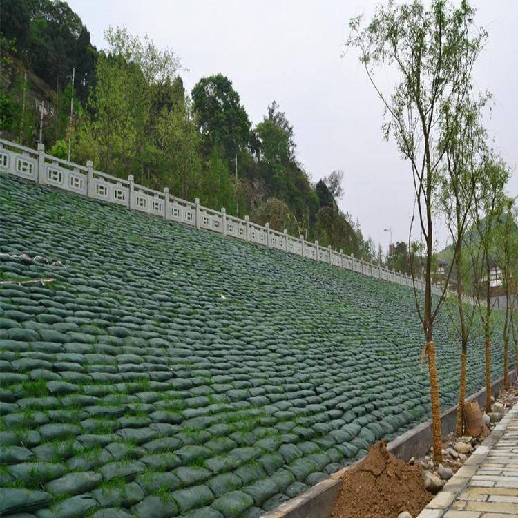 0.8mm-2.0mm Thickness Geobag for Slope Protection in Railway and Highway Construction