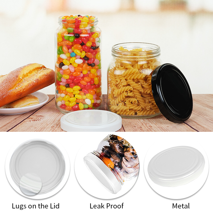 Cap Free Sample 63mm Gold Golden Metal Lug Lid