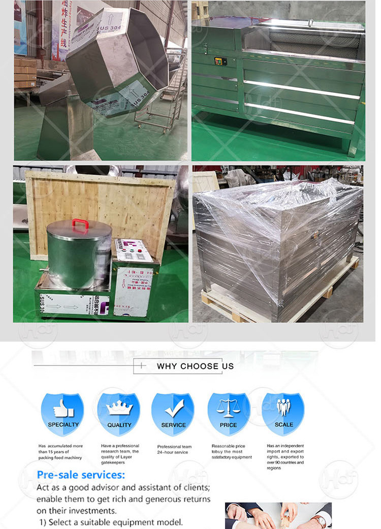 30-200kg/h Potato Fry Machine Potato Crisp Making Machine