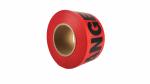 Waterproof High Abrasion Resistance Barricade Safety Tape 1000ft 3in 1.6mil