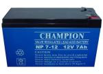 China Champion UPS Battery 12V7Ah NP7-12 Lead Acid AGM Battery VRLA Battery, SLA